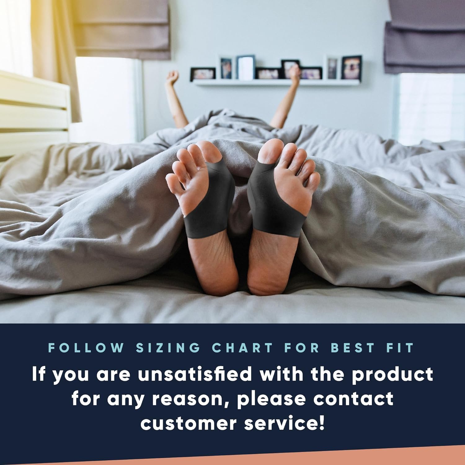 Copper Compression Bunion Corrector Relief Sleeve - Gel Cushion Pads - Copper Infused - Orthopedic Brace Big Toe Alignment - Hal