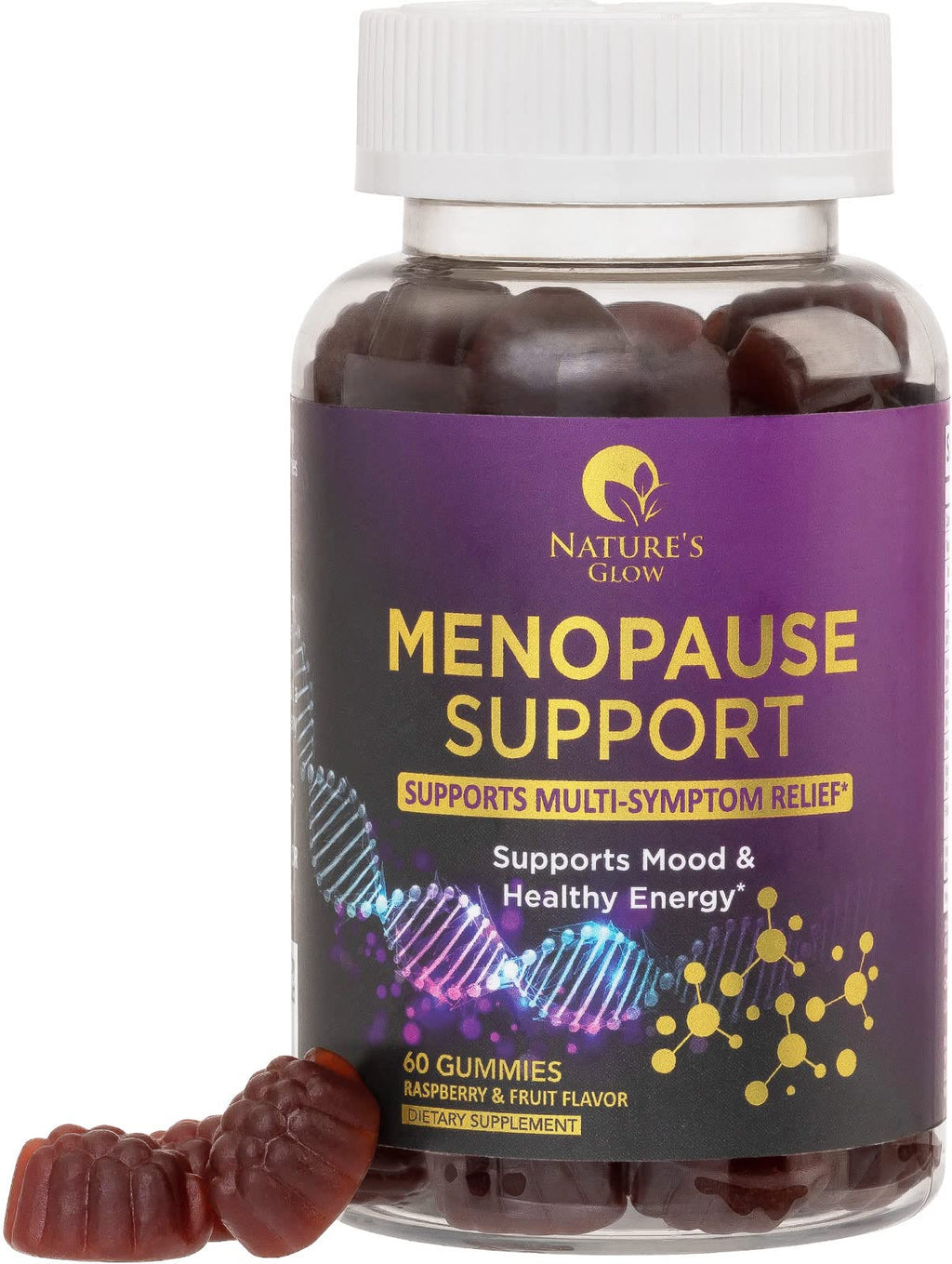 Menopause Supplements for Women - Multi Benefit Menopause Relief Vitamin Gummy for Mild Hot Flashes, Nights Sweats & Energy, Nat