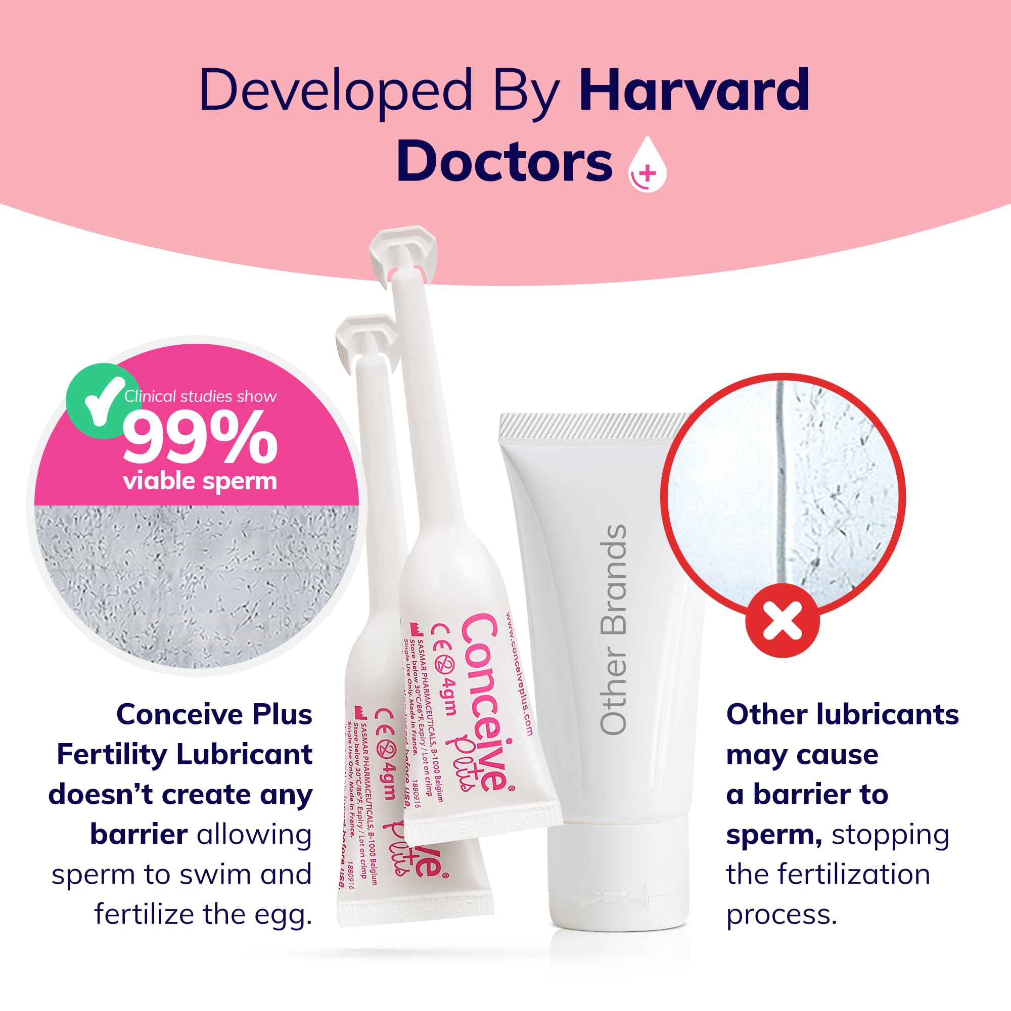 Fertility Lubricant Applicators | Vaginal Moisturizer for Women Trying to Conceive | One Month Supply | Patented Ingredients for
