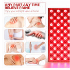 Red-Light-Therapy-Device - 45W LED Panel Deep 660nm and Near-Infrared 850nm LED Light Combo for Skin Beauty,Pain Relief of Muscl