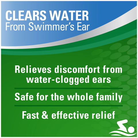 Debrox Swimmers Ear Drops, Ear Drying Drops for Adults and Kids, 1 Fl Oz
