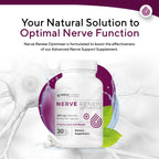 NERVE RENEW Optimizer, 3 Pack (90 Capsules) - 300 mg Stabilized R-Alpha Lipoic Acid per Capsule for Natural Nerve Discomfort Sup