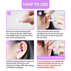 LYSIAN Ultra Soft Foam Ear Plugs Sleeping-Noise Cancelling Earplugs 38dB SNR - Sleep Ear Plugs Noise Reduction for Snoring, Mowi