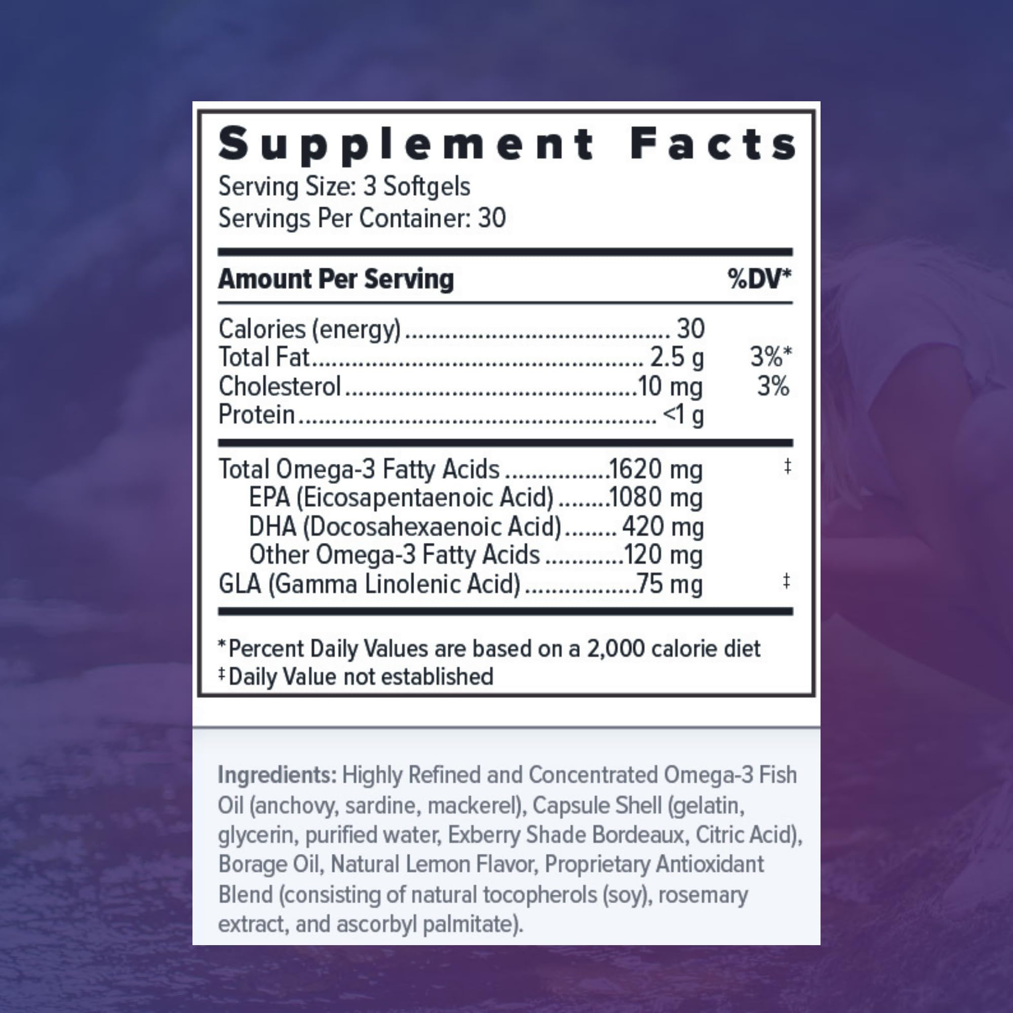 Focus Relief Plus Dry Eye Formula (90 ct. 30 Day Supply) Dry Eye Omega 3 Supplement - Dry Eye Relief Supplement -Omega 3 Fish Oi