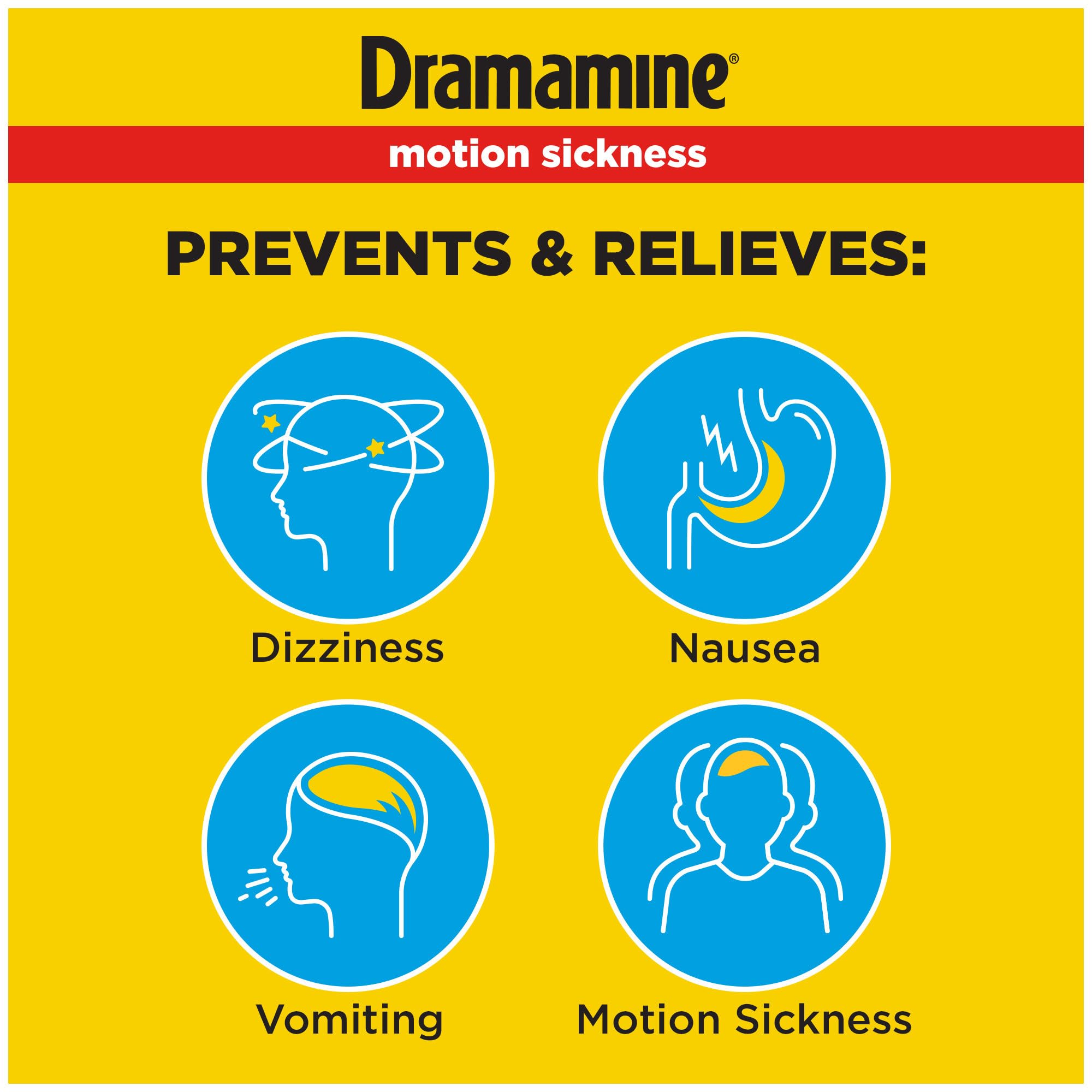 Dramamine Original, Motion Sickness Relief, 36 Count