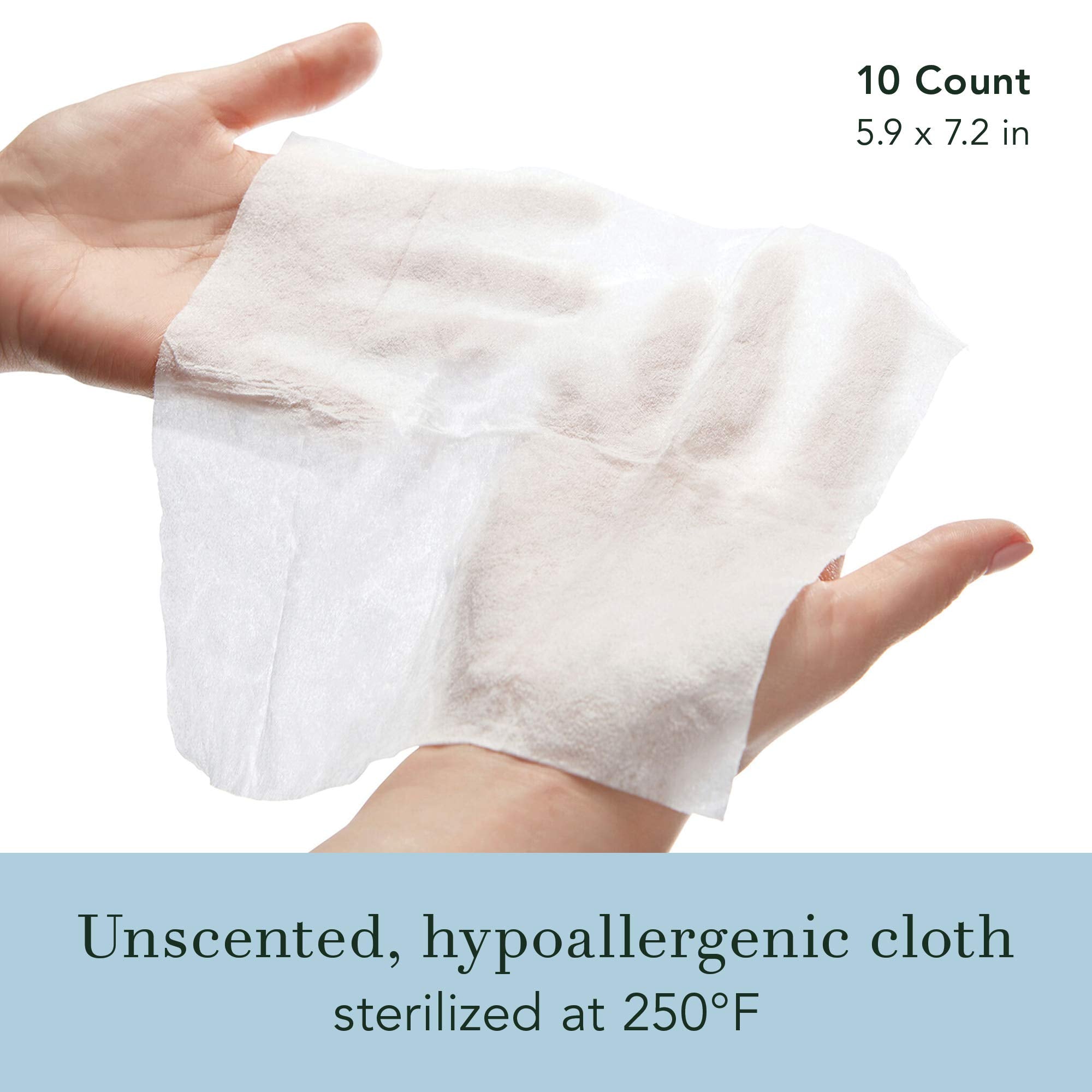 Rael Body Wipes, Organic Cotton Wipes for Women - Unscented Body Wipes, Individually Wrapped, All Skin Types, Vegan, Cruelty Fre