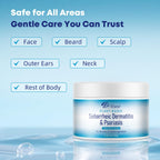 DR.Afanyr Seborrheic Dermatitis Psoriasis Care Cream - Dry Scalp Face & Body Moisturizer with Anti Itch & Dandruff Relief, Daily