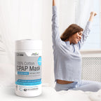 AWOW Professional CPAP Cleaning Wipes - Unscented 100% Cotton, Make CPAP Mask Cleaning Easy for Daily CPAP/BiPAP Mask Maintenanc