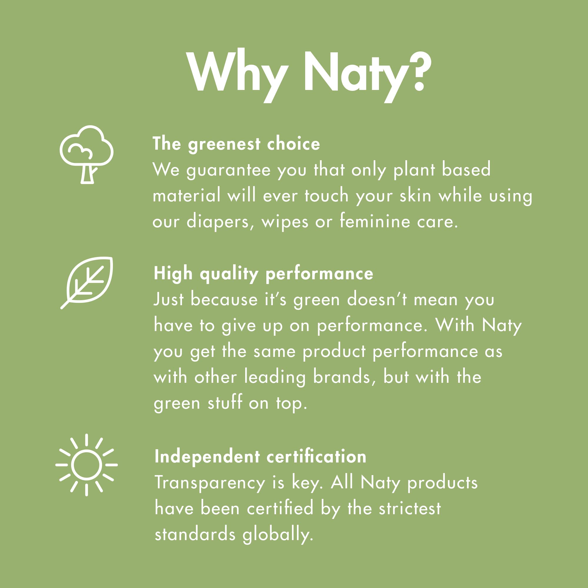 Eco by Naty Sanitary Pads Super - Plantbased and Absorbent Sanitary Pads for Women, Organic Cotton Menstrual Product, Better for