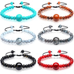 Sureio 6 Pcs Motion Sickness Bands Bracelet Anti Nausea Adjustable Wristband for Cruise Ship Essentials Seasickness Kid Adult (C