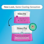 The Honey Pot Company - 80ct - Herbal Pads for Women - Regular Flow w/Wings - Infused w/Essential Oils for Cooling Effect & Orga
