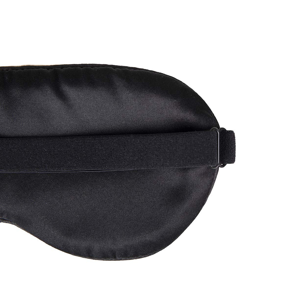 NMM Global 100% Mulberry Silk Sleep Mask Blackout, Cute Natural Sleeping Mask with Adjustable Elastic Strap, Satin Eye Cover for