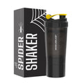 Muscleblaze Plastic Spider Gym Shaker (Black, 500Ml) | 100% Leakproof | BpaFree | Ideal For Whey Protein