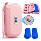 CASAZEN 24h Insulin Cooler - TSA Approved Refrigerated Medicine Case with Temperature Display, Diabetes Travel Case with Wrist S