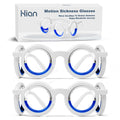 Hion Motion Sickness Glasses,Relieve Carsickness Airsickness Seasickness Ultra-Light Portable Nausea Vertigo Glasse, No Lens Liq