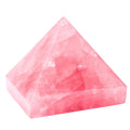 Certified Rose Quartz (Star) Pyramid  2inch Inch Crystal Pyramid For Positive Energy, Vastu, Reiki, Feng Shui And Chakra Healing E