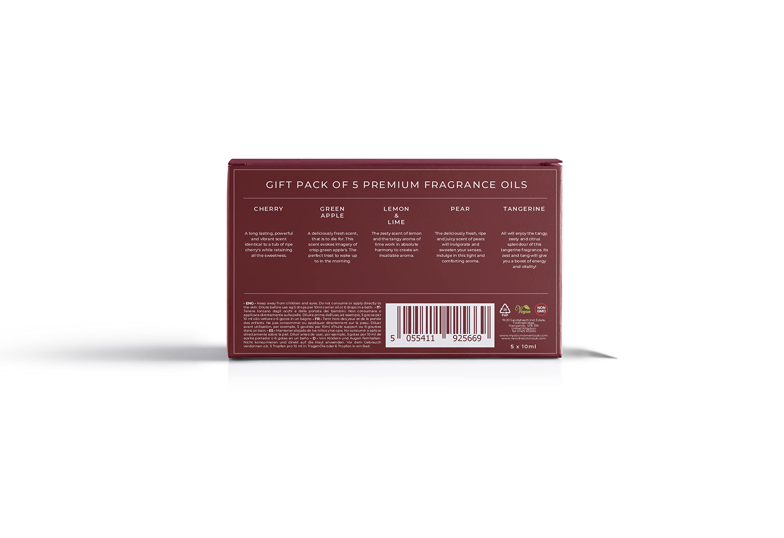 Mystic Moments | Fragrant Oil Starter Pack - Orchard Fruits - 5 x 10ml