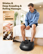 COMFIER 2025 Shiatsu Foot Massager with Heat,Compression,Kneading &Rolling,Foot Massager for Neuropathy,Plantar Fasciitis,Upgrad