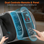 ALLYOUGER Foot Massager with Heat - Shiatsu Deep Kneading Machine for Plantar Fasciitis, Neuropathy & Circulation - 5 Intensitie