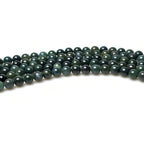 MJDCB Natural Moss Agate Round Crystal Energy Stone Beads Healing Power for Jewelry Making (6mm)