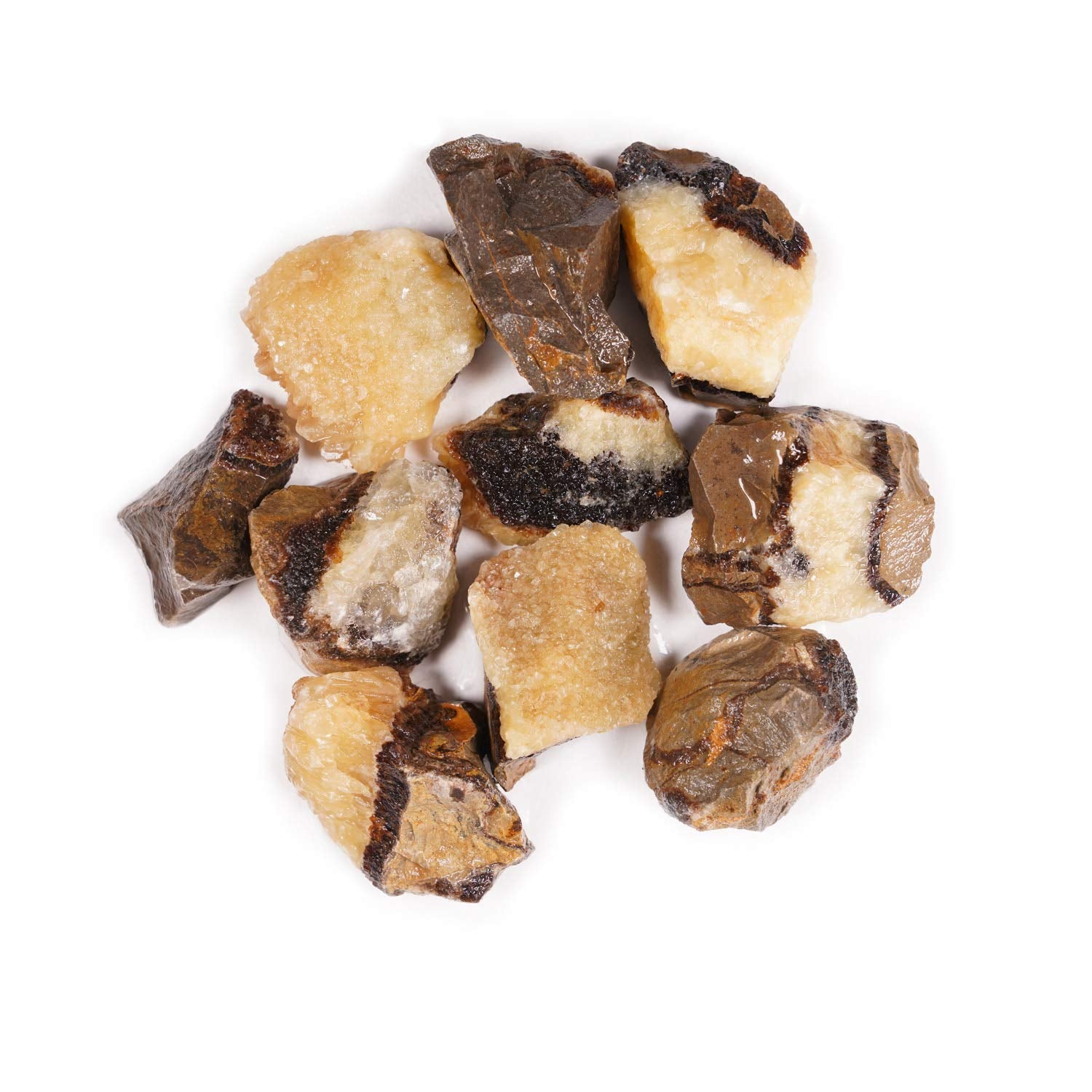 Crystal Allies 1 Pound Bulk Rough Septarian Reiki Crystal Healing Stones Large 1