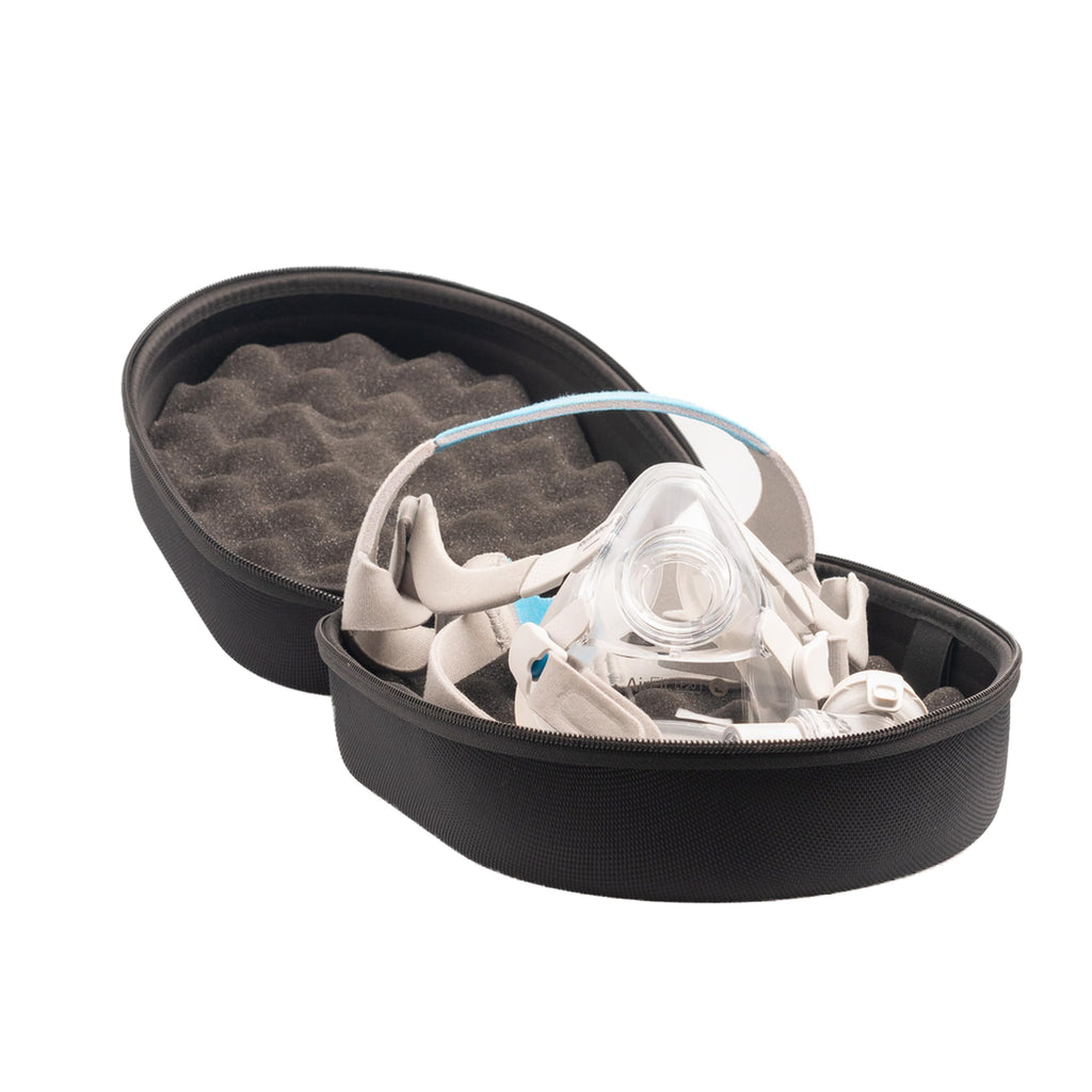 Snugell Durable CPAP Mask Travel Case and Protective Storage Bag - Oxford Shell with Soft Interior Lining - Universal Fit for Al