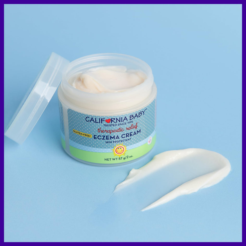 California Baby Eczema Cream | Steroid-Free Eczema Treatment | Colloidal Oatmeal + Aloe Vera | Soothing Eczema Lotion For Kids +