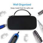 Gelozid Insulin Cooler Travel Case Diabetic Medication Insulated Cool Organizer with 2 Reusable Ice Packs for Insulin Pen and Ot
