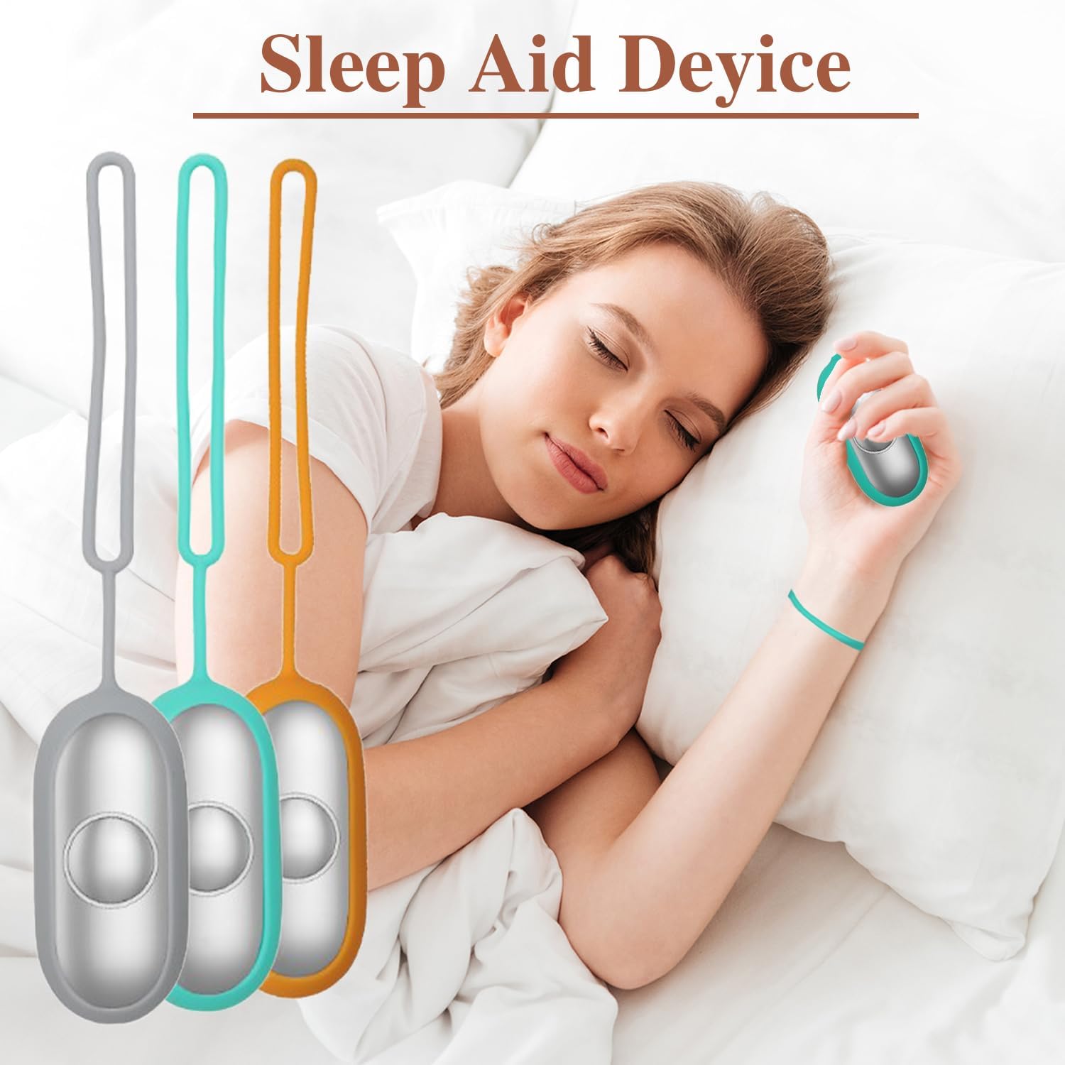 Aimery Anxiety Device - Handheld Relaxation Device, Portable Sleep Aid for Stress Relief and Restful Sleep, Rechargeable Sleep D