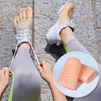 Big Toe Cap Support, Beige Breathable Toe Protector 10 Pack Toe Cover Sleeves with Holes, Provides Relief from Missing or Ingrow