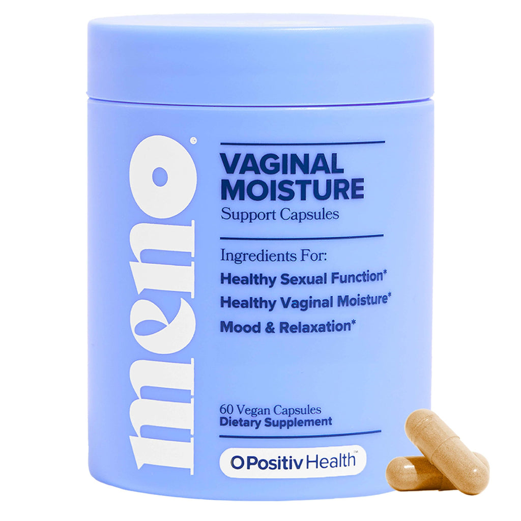 MENO Vaginal Moisture Support Capsules - OBGYN-Formulated to Support Healthy Vaginal Moisture, Mood & Relaxation - Hormone-Free 