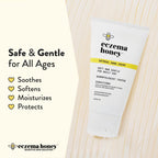 ECZEMA HONEY Oatmeal Hand Cream - Natural Hand & Body Lotion for Eczema Rash Relief - Eczema Cream for Dry, Itchy, Sensitive, &