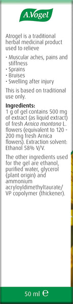 A.Vogel Atrogel Arnica Gel 50 Ml