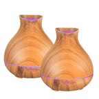 BZseed Aromatherapy Essential Oil Diffuser,2 PCS Humidifier with 550ml Lasting Mist Output Waterless Auto-Off Ultrasonic Diffuse
