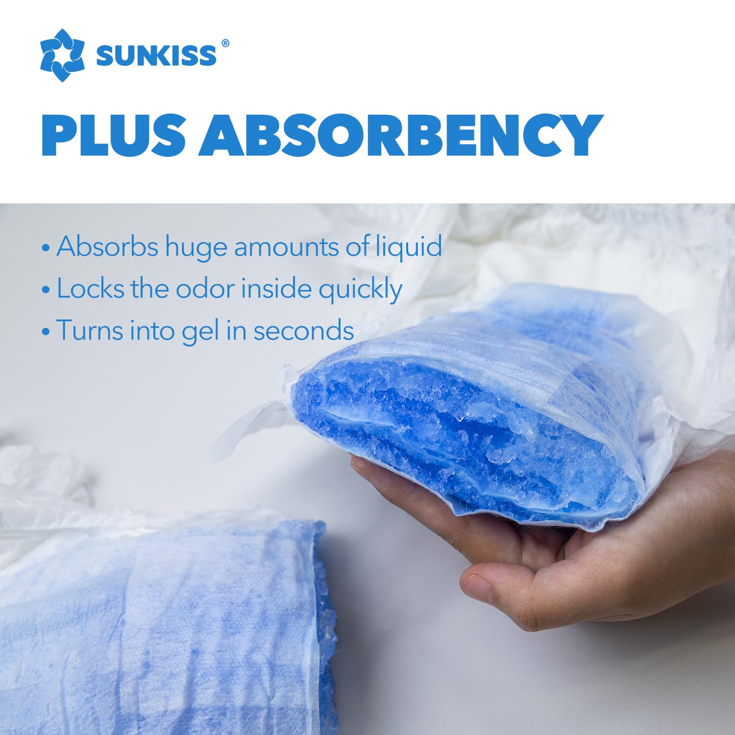 SUNKISS TrustPlus Incontinence and Postpartum Underwear for Men and Women, Disposable Protective Underwear with Overnight Comfor
