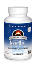 Source Naturals Sleep Science NightRest with Melatonin - BioAligned MultiNutrient & Herb Complex, for Rest & Relaxation Support*