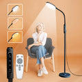 PRIMETEK Happy Lamp10000 Lux Mood Lamp, Dual Control Remote,Touch Screen Sad Lamp, Adjustable LED Floor Lamp, UV-Free Sun Light,