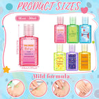 12 Pcs Thank You Mini Hand Sanitizer Bulk Scented Hand Sanitizer Travel Size 1 oz Employee Appreciation Gift for Staff Team Chri