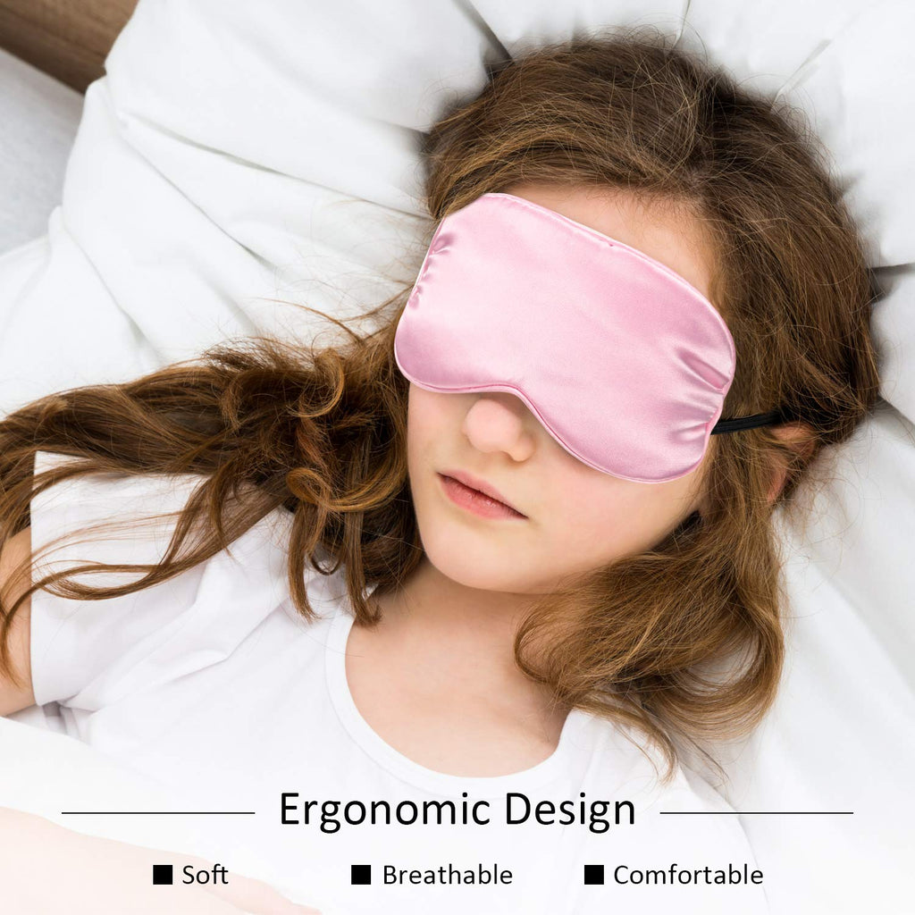 12 Pieces Silk Sleep Mask Pure Silk Sleep Eye Mask with Adjustable Strap Soft and Smooth Eye Cover for Sleeping Blocking out Lig