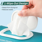 [240 Count] Adult Wipes for Elderly, 8 x 12 Extra Large Adult Wipes for Incontinence & Cleansing - Disposable Washcloth for Elde