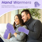 SuzziPad Heated Gloves for Fatigue Soothing, Microwavable Glove for Women to Reduce Discomfort, Washable Hands Warmers, Hand Hea