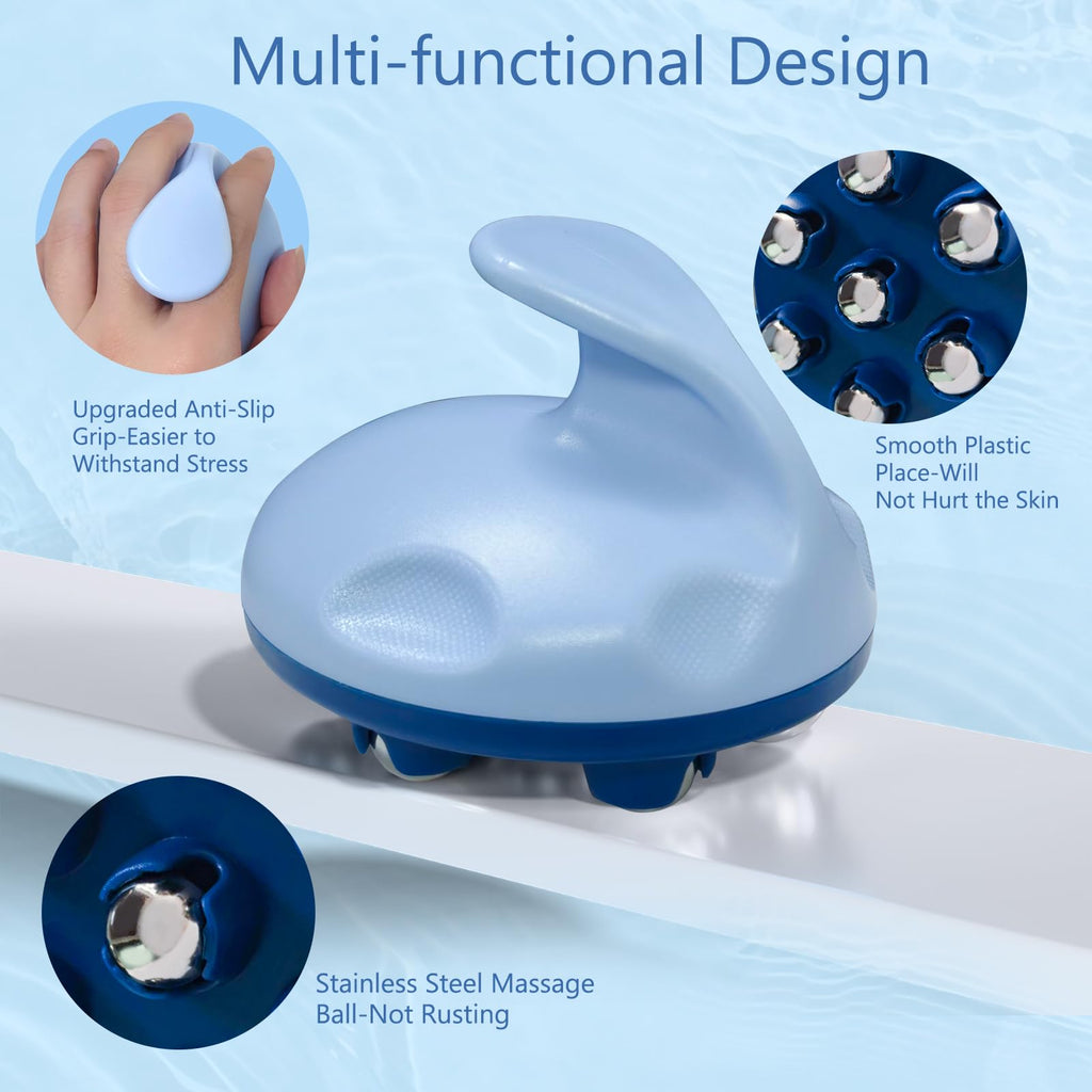 AICNLY Hand Roller Massager for Cellulite Massage, Lymphatic Drainage Massager for Thighs, Tummy, Butt, Massage Gloves for Hands