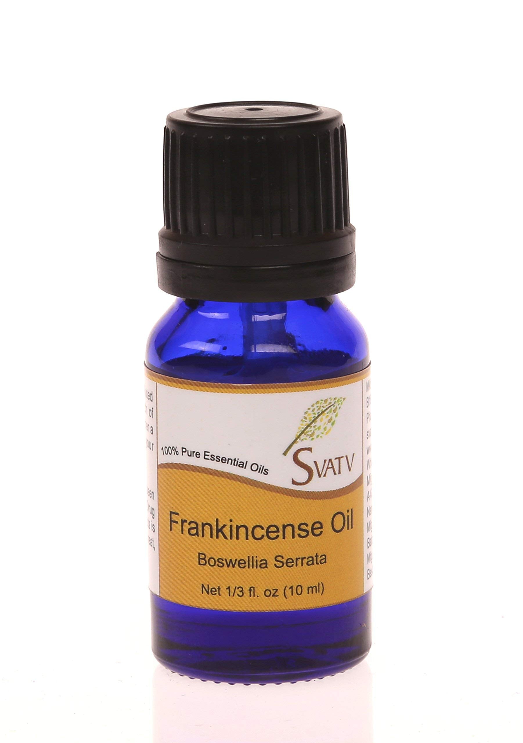 SVATV Frankincense Essential Oil for Yoga Massage & Therapeutic Grade, Boost Uplifted Mood & Room Fragrance Oil for Diffuser, Ar