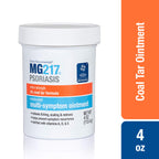 MG217 Multi Symptom Relief 2% Coal Tar Medicated Psoriasis Ointment oz Jar, 4 Oz