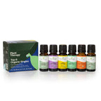 Plant Therapy Top 6 USDA Organic Essential Oil Set - Lavender, Peppermint, Eucalyptus, Lemon, Tea Tree 100% Pure, Natural Aromat