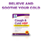 Quality Choice HBP Decongestant Free, Cough and Cold Medicine, High Blood Pressure Cold Relief, Acetaminophen, Gluten, & Sugar F