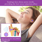 Lenicany 30Pair Soft Foam EarPlugs, 32dB Disposable Sound Blocking Noise Cancelling Ear Plugs for Concerts Loud Music/Shooting G