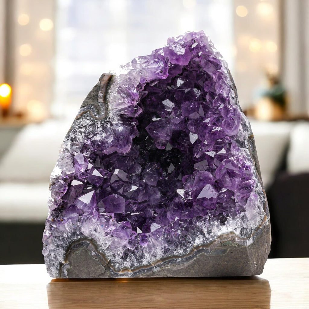 EMPORION GEMS 27.32 lb Extraordinary Natural Amethyst Geode - Unique Collectors Quality - Large Crystal Cluster Stone from Urugu