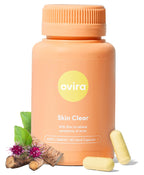 Ovira Skin Clear with ZINCBRIGHT - 60 Capsules for Clear and Glowing Skin | Rosacea & Hormonal Acne Treatment | Support Collagen