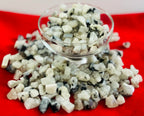 Indian Consigners Natural Crushed Polished Tumbled Gem Stone Chips, Decoration & Healing Crystals (Rainbow Moonstone)